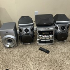 RARO Mini impianto HiFi Philips FW-P78 vintage 270 watt vintage con telecomando 