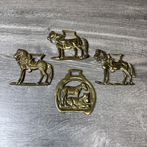 Medaglione cavallo ottone