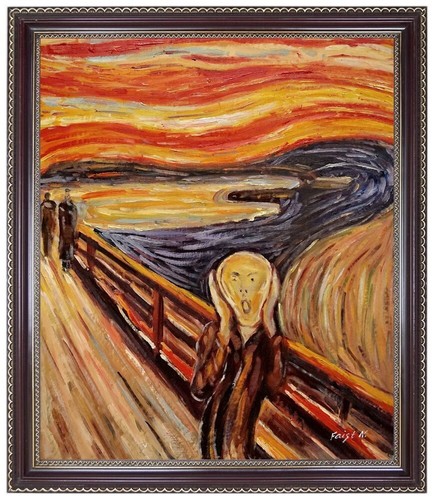 Quadro olio grido - quadro, grido,