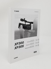 Canon XF300 Manuale Istruzioni