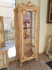 VETRINA 1 ANTA IN LEGNO AVORIO