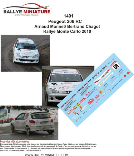 Decals ref 1491 peugeot - decals,