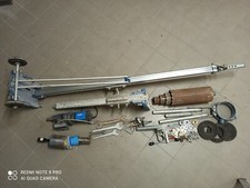 Set Carotatrice BAIER: Motore carotatore, supporti, prolunghe e punte.