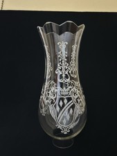 Tazza Parafiamma Paralume Ricambio Vetro Cristallo Lampadario Lampada Applique