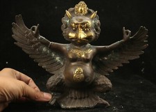 10'' Chinese Brass Thor Statue