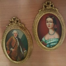 QUADRI COPPIA DAMA CAVALIERE