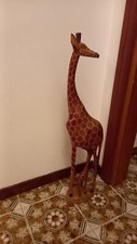 giraffa on legno