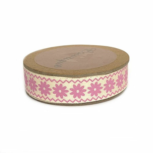 Nastro cotone fiori glicine - in,