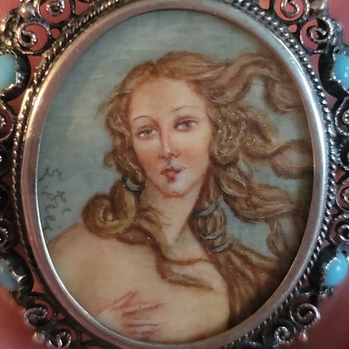 Antico ciondolo spilla - , cammeo