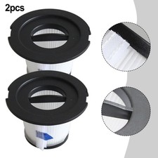 Nuovissimi Filtri Aspirapolvere Ricambio Plastica Bianco + Nero 2 Pezzi