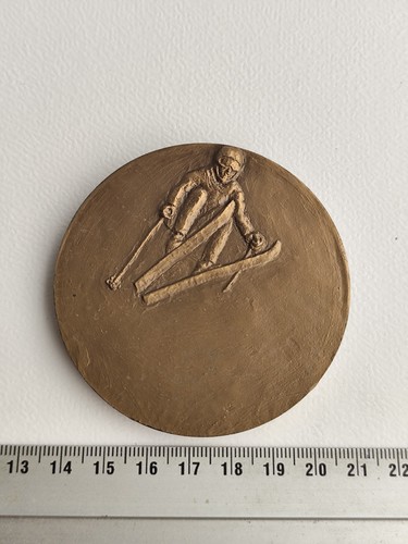 Medaglia sci discesa 1980 - medaglia,