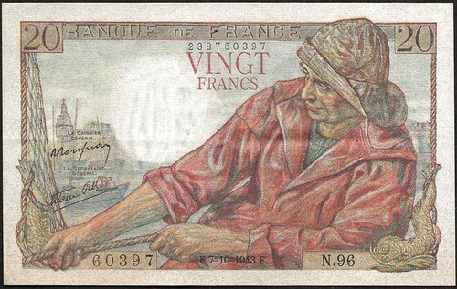 France banconota francs - france,