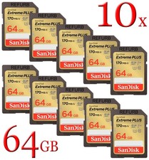 LOT 10x SanDisk SD Extreme