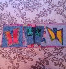 Runner da tavolo trapuntato di