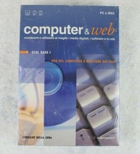 CD Nuovo COMPUTER & WEB Ecdl base I VOLUME 1 Pc e Mac CORSO GUIDA media digitali