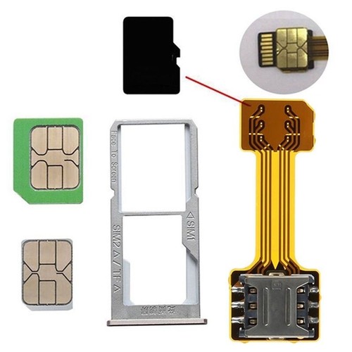 Adattatore hybrid dual sim - adattatore,