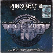 Punishment For Fuckin' Metalheadz 4 CD Arkayic Revolt,Bejelit,Endovein,Warmblood