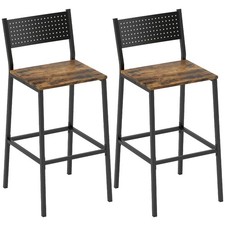 HOMCOM Set 2 Sgabelli Bar con