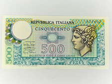 500 Lire Mercurio 1974 Serie
