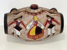 SARDEGNA-BORRACCIA CERAMICA SARDA-LOI DORGALI-DIPINTA A MANO CM 22X15-SARDINIA