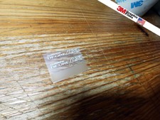 Guarnitura Shimano Deore LX bielle X2 decalcomania adesivo adesivi adesivo