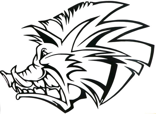 Adesivo maiale hog sticker - adesivo,