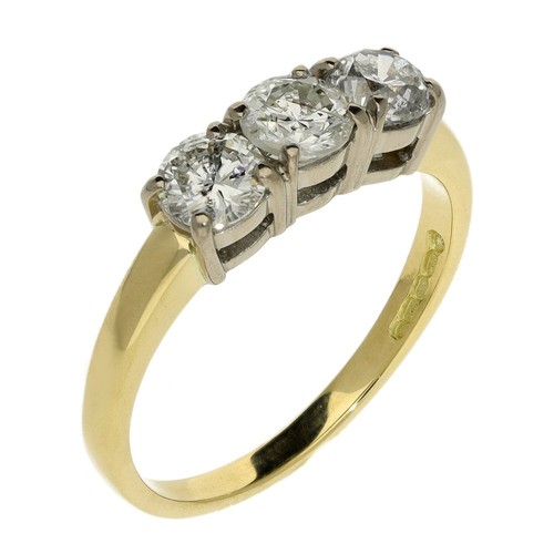 Anello trilogy oro giallo - trilogy,