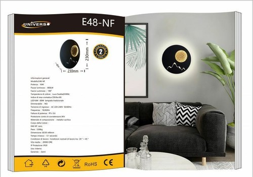 Plafoniera led parete - led, a