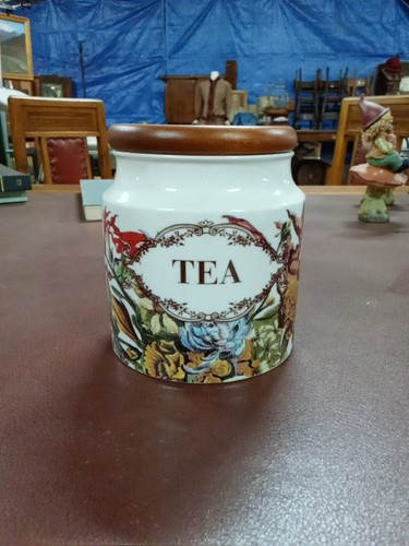 Barattolo ceramica tea inglese - barattolo,