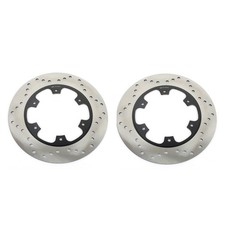  2 Front Brake Disc Rotors for