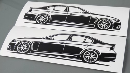 Adesivo bmw silhouette - m3,