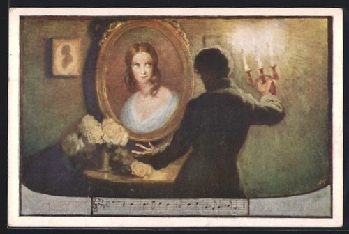 Cartolina artista fratelli - cartolina, d'artista