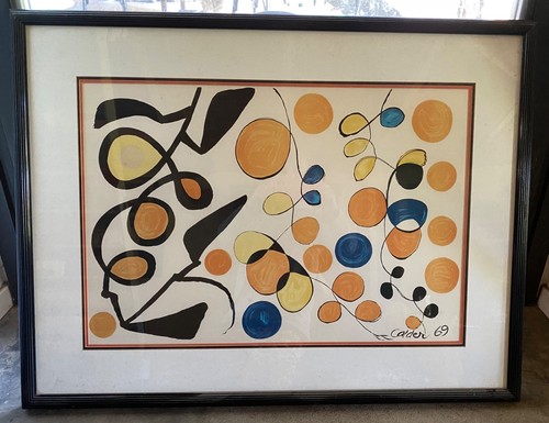 Calder litografia originale - a.,