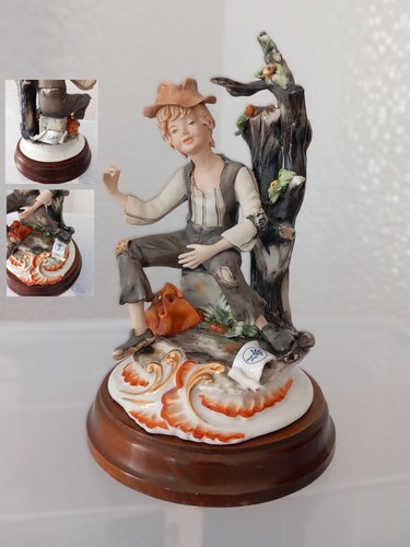 Porc capodimonte statua - -,