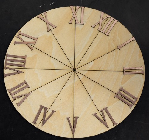 Vintage clock roman - roman, numeral