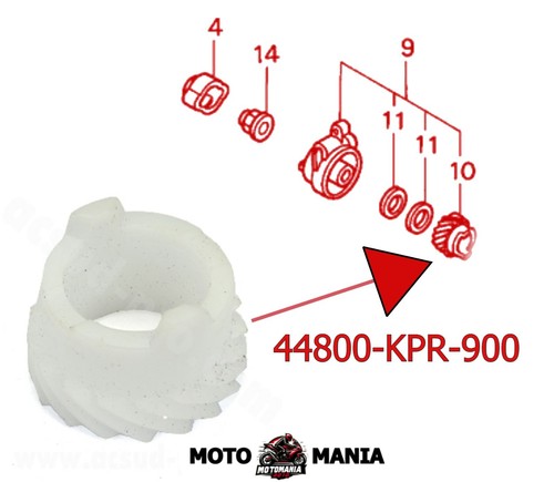 164216a ingranaggio teflon - 164216a,