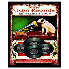 RCA VICTOR DOG ADESIVO INSEGNA