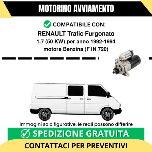 Motorino avviamento renault - motorino,
