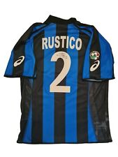 maglia calcio atalanta 2003-2004 rustico 2 matchworn autografata asics
