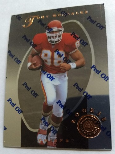 Tony gonzalez 1997 rookie - tony, gonzalez,