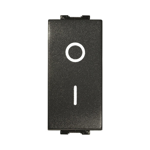 Interruttore bipolare 16a - bipolare, nero