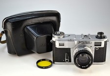 COMPLETAMENTE REVISIONATO! FOTOCAMERA RF SOVIETICA URSS "KIEV-4AM" + obiettivo HELIOS-103 f1.8/53 (6)