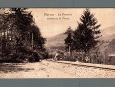 Bergamo Clusone la Ferrovia attraverso la Pineta F. piccolo  spedita