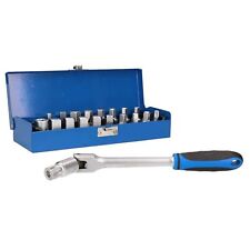 Set 20 chiavi bussola per tappi scarico coppa olio 3/8'' + Chiave Snodo FS156116