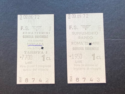 Biglietti ticket treno - biglietti,