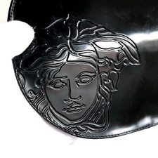 fodero occhiali da sole custodia VERSACE box sunglasses nero case medusa vintage