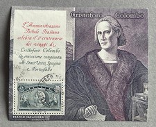 Italia 1992 - Colombo  lire 5000  - Bf usato (84)
