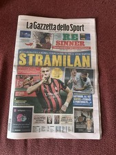 gazzetta dello sport RE SINNER Vince Parigi E Torna Numero 1 3 Novembre 2025