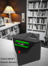 Radio  Voxson Cubo " Green" Tanga FM verde Bonetto Design vintage anni 70