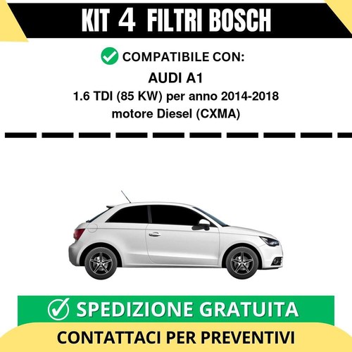 Kit filtri bosch audi 1 - kit, a1